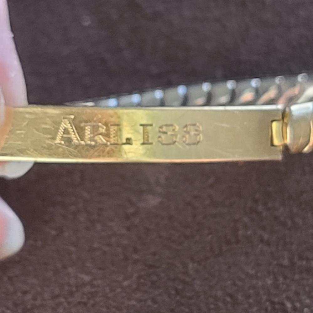 Arliss 12k gold fill bracelet